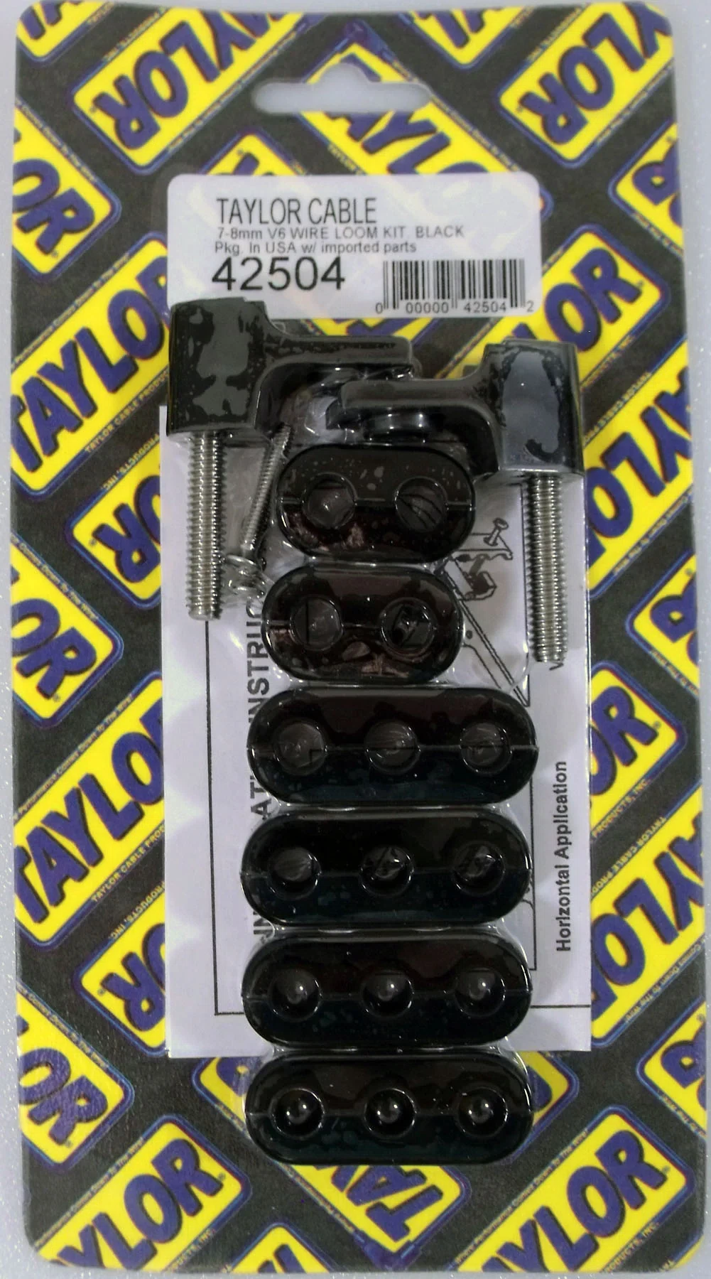 Spark Plug Wire Holder Universal 7_8mm Black 42504